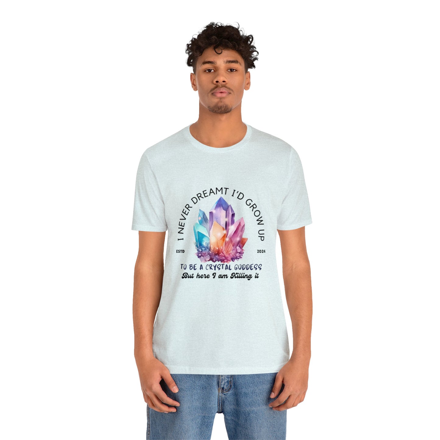 Crystal Goddess Unisex Jersey Short Sleeve Tee