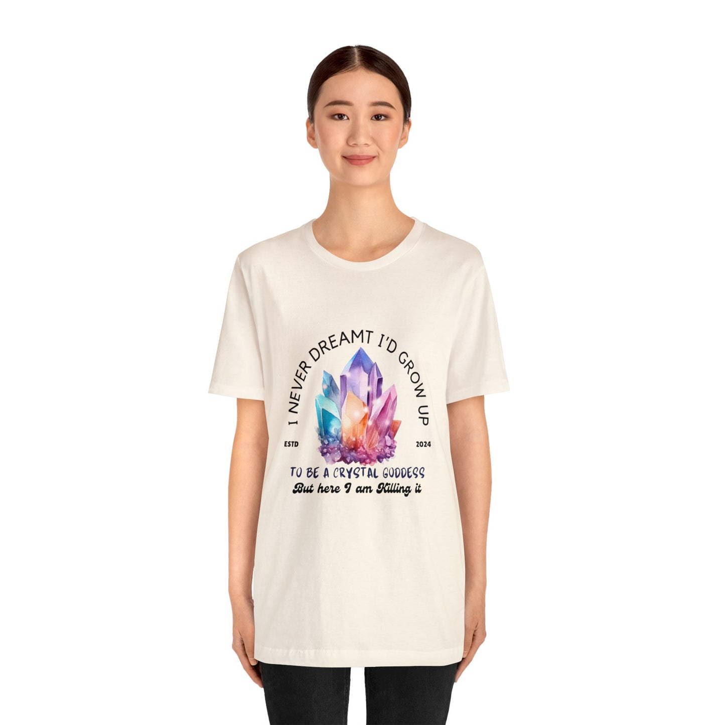 Crystal Goddess Unisex Jersey Short Sleeve Tee