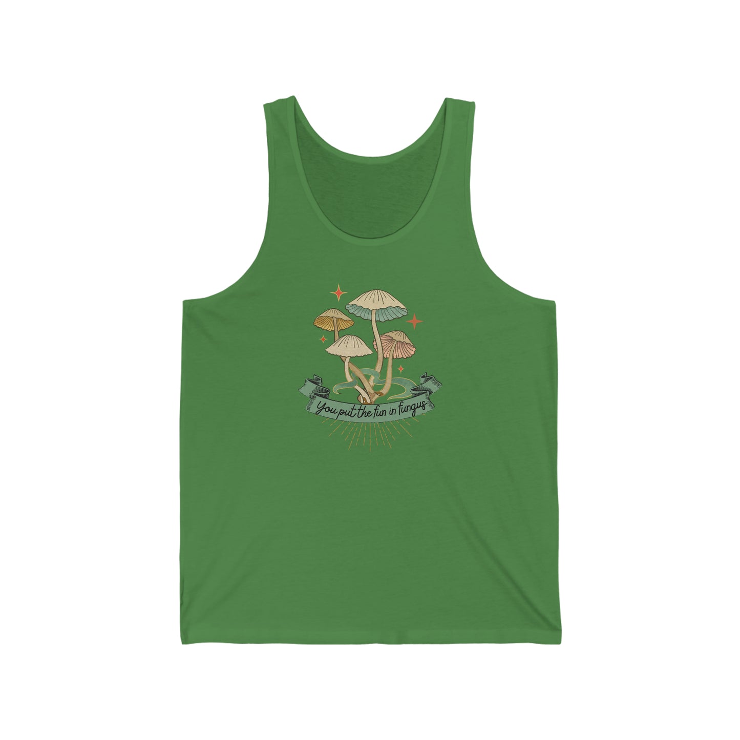 You Put the Fun in Fungus Unisex Jersey Tank