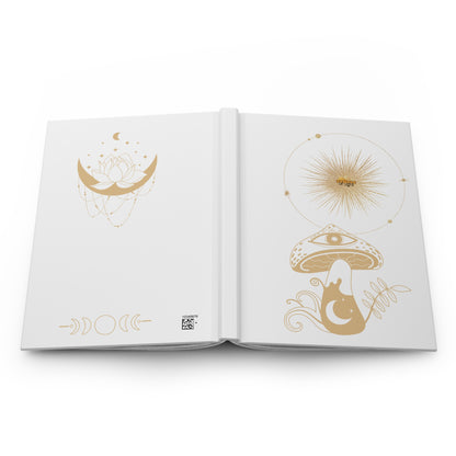 Mushroom Full Moon Hardcover Journal Matte