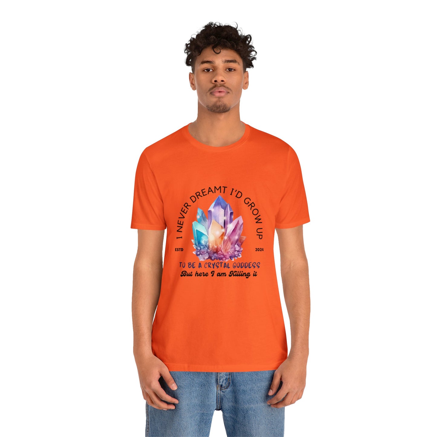 Crystal Goddess Unisex Jersey Short Sleeve Tee