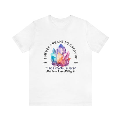 Crystal Goddess Unisex Jersey Short Sleeve Tee