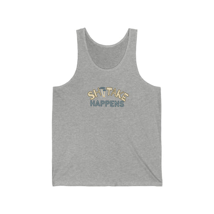 Shitake Happens Unisex Jersey Tank