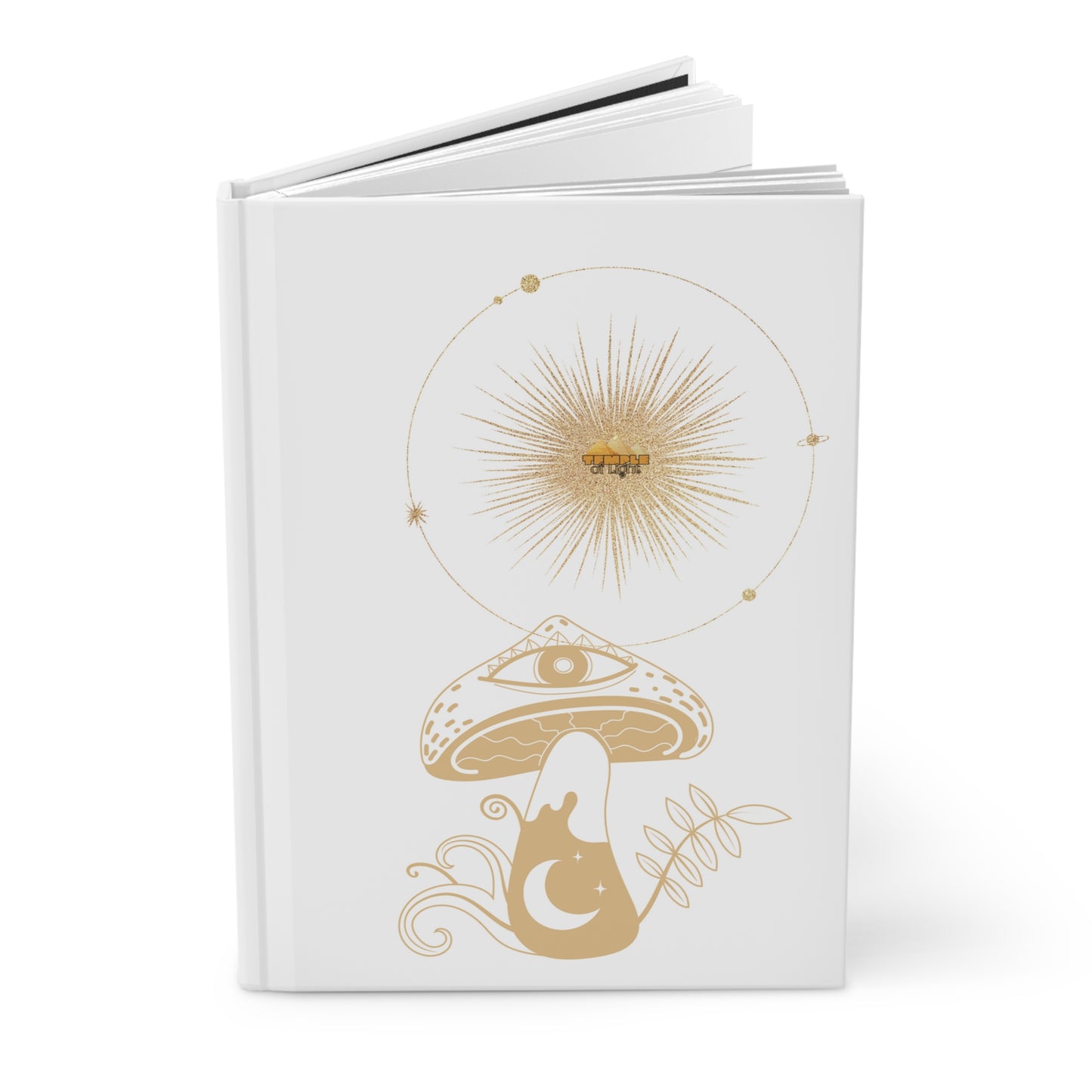 Mushroom Full Moon Hardcover Journal Matte