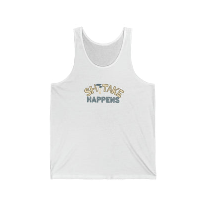 Shitake Happens Unisex Jersey Tank