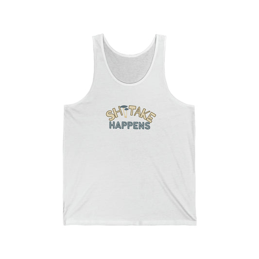 Shitake Happens Unisex Jersey Tank