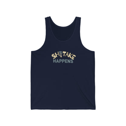 Shitake Happens Unisex Jersey Tank