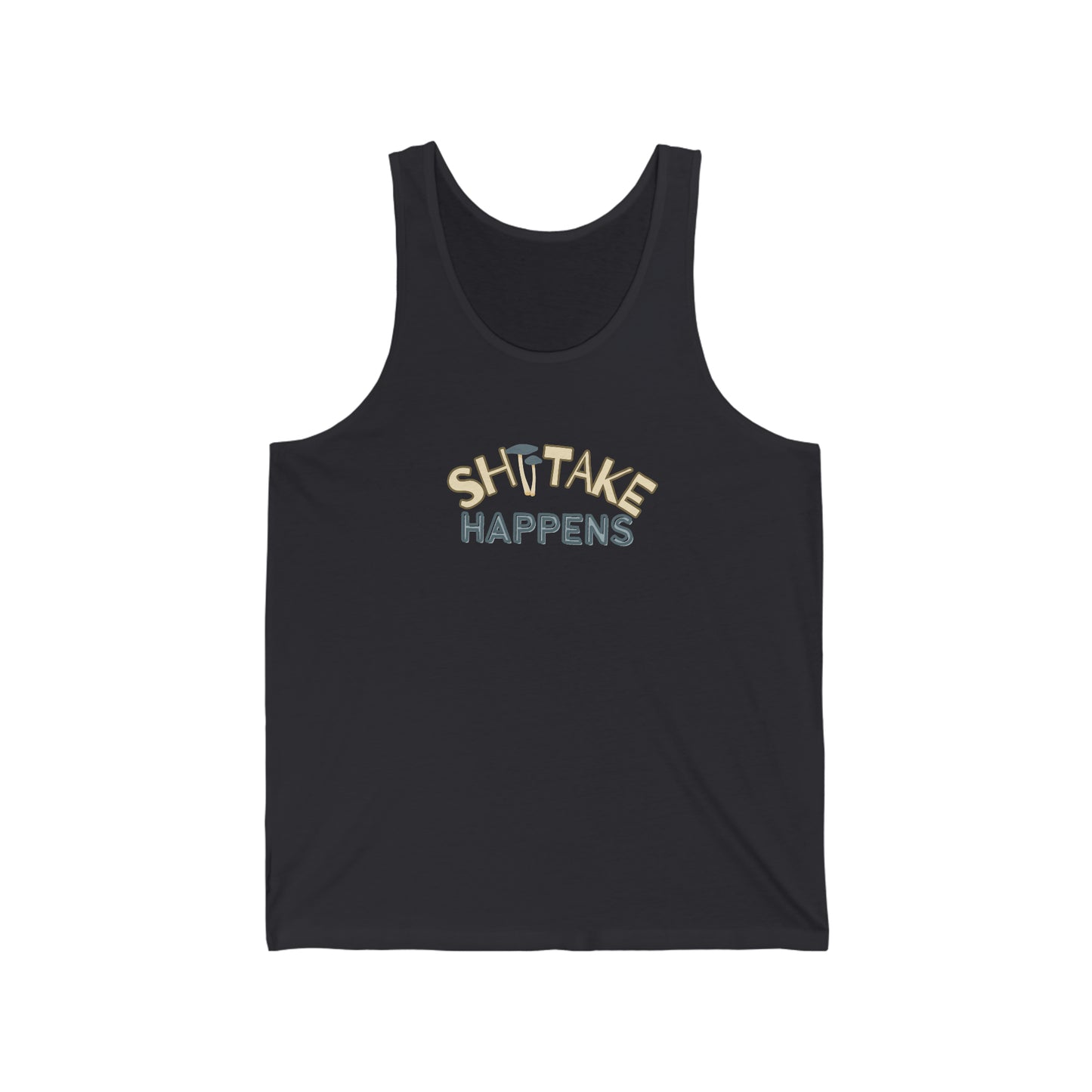 Shitake Happens Unisex Jersey Tank