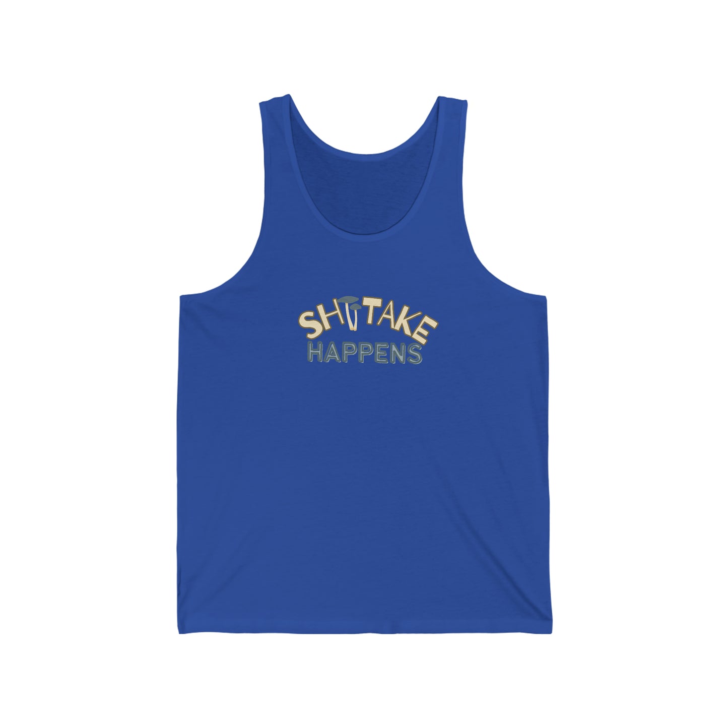 Shitake Happens Unisex Jersey Tank