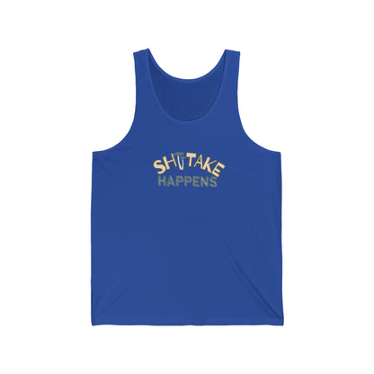 Shitake Happens Unisex Jersey Tank