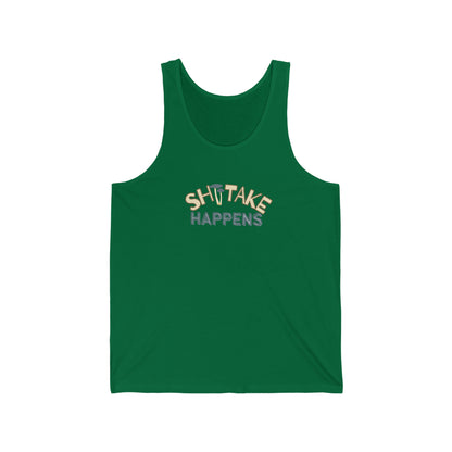 Shitake Happens Unisex Jersey Tank