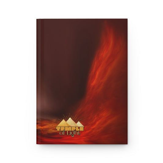 Temple of Light Fire Hardcover Journal Matte