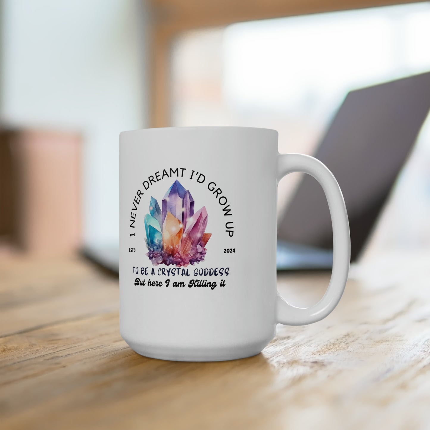 Crystal Goddess Ceramic Mug 15oz